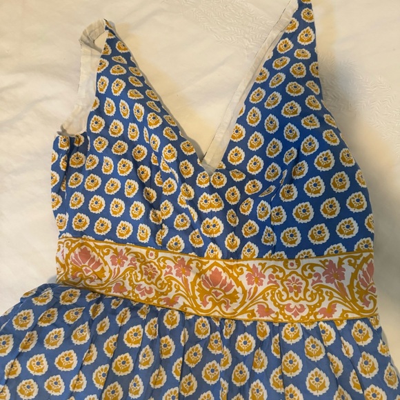 Block Print Point Sur Dress - Picture 3 of 6